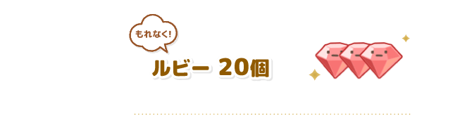 ルビー20個